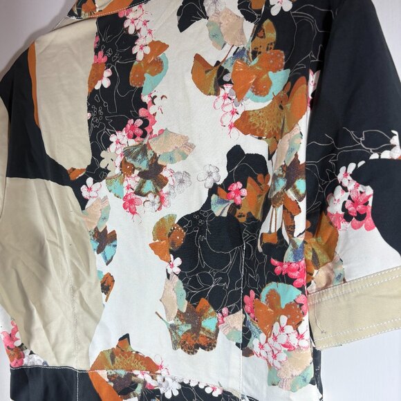 3.1 PHILIP LIM x TARGET | Multicolored Floral Print Dress | Asymetrical Hem | XL - Picture 9 of 10